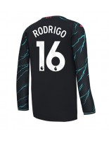 Manchester City Rodri Hernandez #16 Alternativní Dres 2023-24 Dlouhý Rukáv